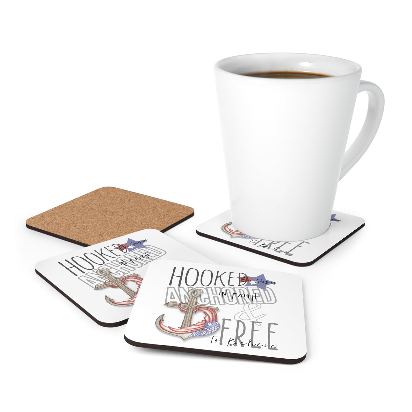 Hooked, Anchored & Free Coaster Set