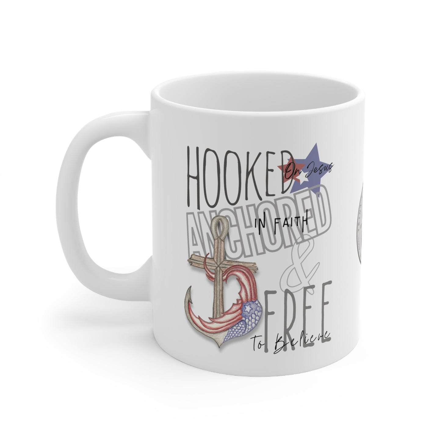 Hooked, Anchored & Free Hot Stuff Mug