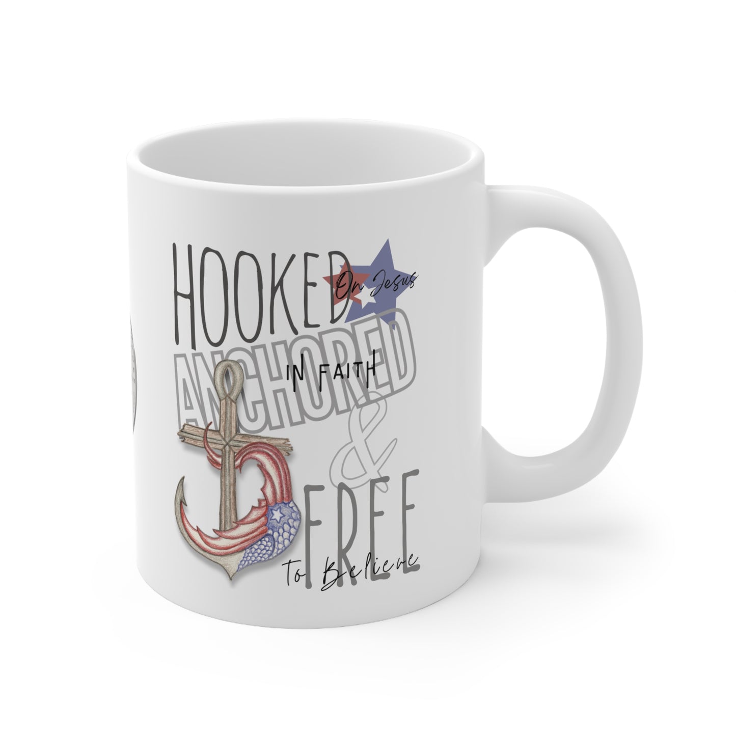 Hooked, Anchored & Free Hot Stuff Mug