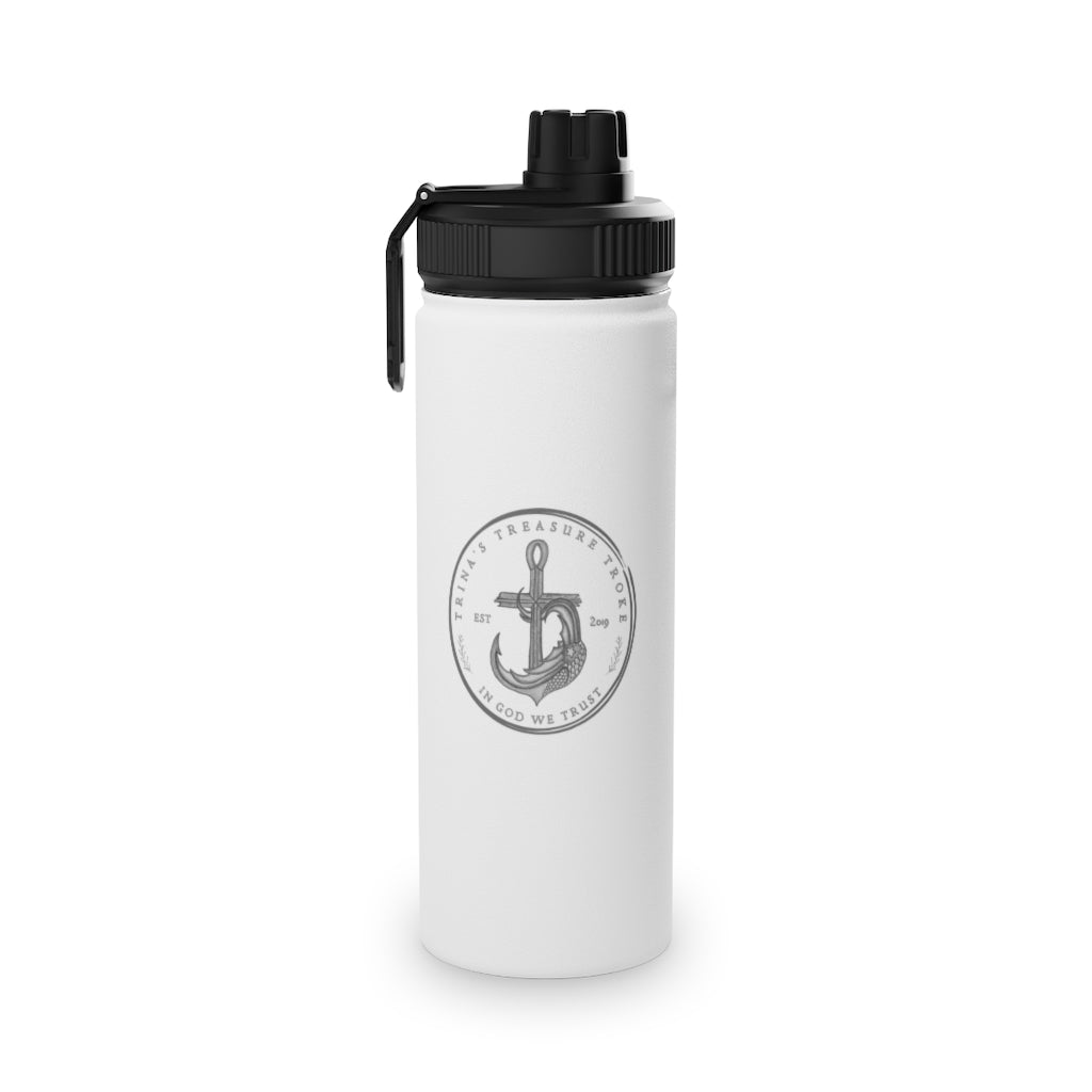 32oz. White Stainless Steel Water Bottle by Celebrate It™